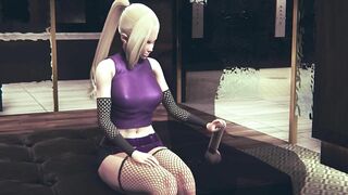 Ino Yamanaka will jerk off your dick if you ask