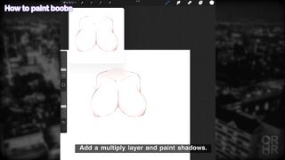 How to draw boobs!