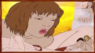 French animated Masterpiece LESBIAN SHOWER anime lick pussy eating finger cartoon hentai uncensored