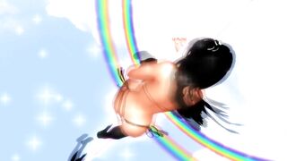 【MMD】Sexy Custom Honoka - Falling Stars (Realistic model) 【R-18】