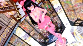 【MMD】Pink Cat - NJXA Pink【R-18】