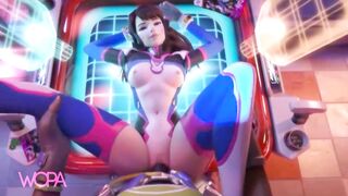 [ WOPA ] - COMPILATION of POV of cute d.va - (3D HD)