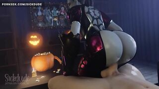 Halloween Widowmaker Spider Riding (Sickdude) [Overwatch]