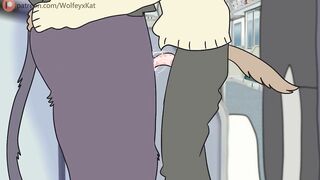 Kitty and Puppy 2 (Furry Hentai Animation)