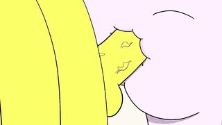 Princess Bubblegum Fucked in the Ass by a Banana Guard