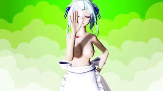 【MMD】Cute maid - LAMB【R-18】