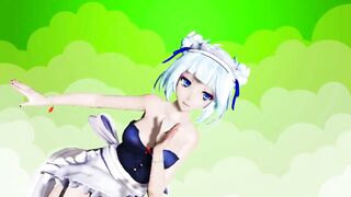 【MMD】Cute maid - LAMB【R-18】
