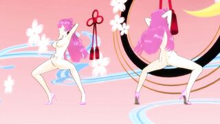 【MMD】Pink girl - Une Une dance 2【R-18】