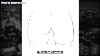 How to draw an ass!