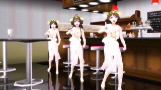 【MMD】Kongo 3 sisters - VALENTI【1080p 60fps】【R-18】