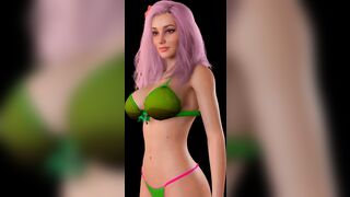 Forest Goddess 'Allure' Bikini Showcase - Animation