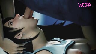Deep throat hard and fast in Tifa Lockhart - [ WOPA ] 3D HD