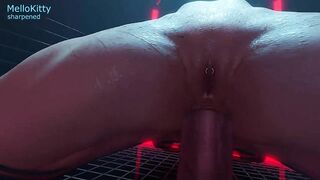Horny Lara Croft's First Time Fuck Machine Trial