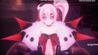 Monster Girl Island | Hentai anime teen with big tits is getting her pussy creampied