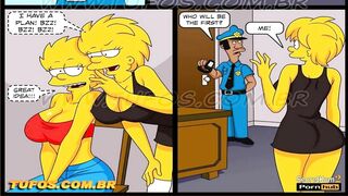 The Simpsons - 18yo Teens gangbanged by Police officers at the Station