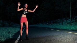 Porn game Midnight Ride (p1) Sex with strangers on the road, teen girl slut. Orgy in bus, swingers