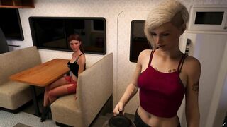 Porn game Midnight Ride (p1) Sex with strangers on the road, teen girl slut. Orgy in bus, swingers
