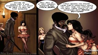 True Dick pt. 2 - BBC Sheriff Interrogating Mexican Prostitute  - Uncensored Voiced Comic cartoon