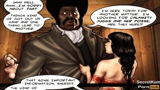 True Dick pt. 2 - BBC Sheriff Interrogating Mexican Prostitute  - Uncensored Voiced Comic cartoon