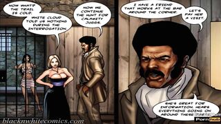True Dick pt. 4 - Big Breasts Ebony babe Deepthroats Big White Cock - Cum in Throat - Cartoon Comic