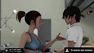 Hentai Stepsis Shows Her Stepbro Some New Techniques
