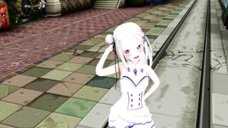 【MMD】The white magical girl wants to tell!【R-18】