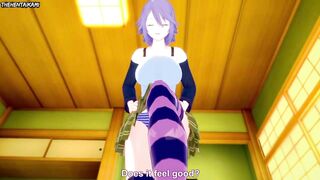 Hentai POV Feet Mizore Shirayuki Rosario + Vampire Pleases You With Her Feet!