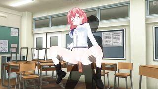 3D HENTAI Lifting fuck schoolgirl