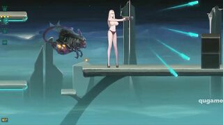 Dark Star act hentai | Cute blonde girl with big tits and big ass fuck in game | blonde hentai