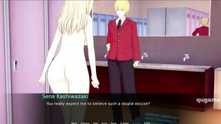 Suprise sex with hot Sena hentai game | hot blonde want sex hentai