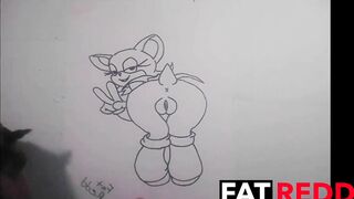 Drawing Sonic Rouge the Bat