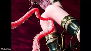 Pretty Busty Asian Elf Knight Tied Up Bondage Monster Dildo Cock Experience