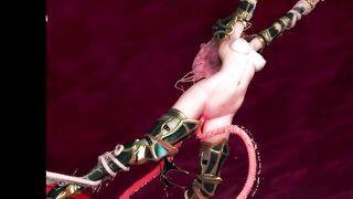 Pretty Busty Asian Elf Knight Tied Up Bondage Monster Dildo Cock Experience