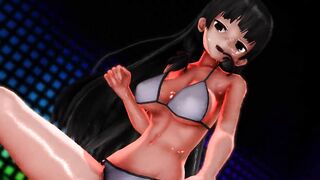 【MMD】LUVORATORRRRRY! - Isokaze bikini slight erotic【R-18】