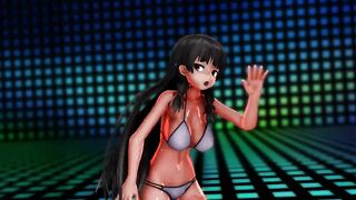 【MMD】LUVORATORRRRRY! - Isokaze bikini slight erotic【R-18】