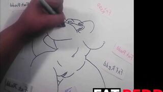 Me Drawing a Sexy Dinosaur
