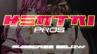 Hentai Pros - This Lucky Guy Blows A Huge Load Deep In Her Throat After A Sensual Blowjob