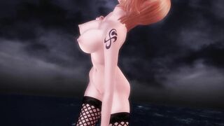 【MMD】Cold Water feat-Nami【R-18】
