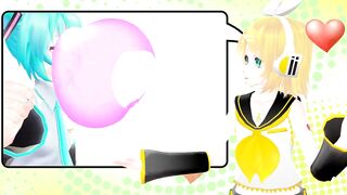Imbapovi - Miku, Rin, and Wrong Bubble Gum