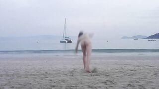 I go to the Beach to Ejaculate in Public and Exercise | become Fitting