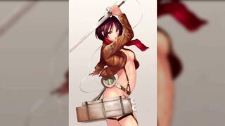 Mikasa Ackerman Sexy HENTAI UNCENSURED