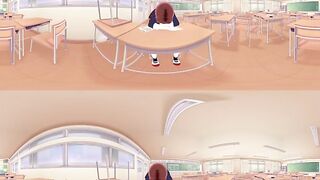 VR 360 Video Anime Doumyoji Cocoa Standing Position