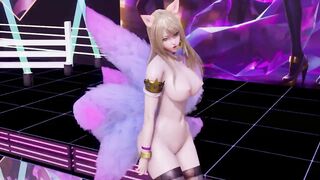 [MMD] Bestie - Love Options Ahri Uncensored 3D Nude Dance