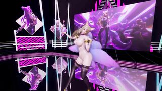 [MMD] Bestie - Love Options Ahri Uncensored 3D Nude Dance