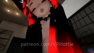 Ass Jiggle Huge Tit Face Riding Red Head in Jacket gives POV Lap Dance in Bedroom Cake