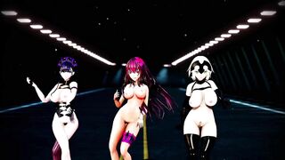 Mmd Fate Grand Order MILF and Bitches Erotic Ass Fap Challenge they make you Cum 3d Hentai