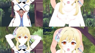[VR 360 4K] Lumine Ying Hotaru Genshin Impact Licking the Armpit and Doggy
