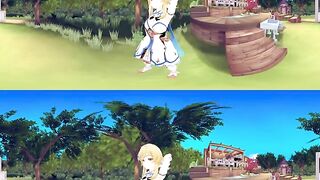 [VR 360 4K] Lumine Ying Hotaru Genshin Impact Licking the Armpit and Doggy