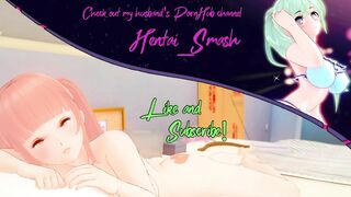 Xinyan Sucking Dick and Swallowing Cum in the Bathroom (Genshin Impact Hentai)