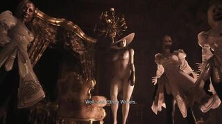 Resident Evil 8 - Nude Lady Dimitrescu & Daughters Resident Evil Village: Tall Vampire Lady